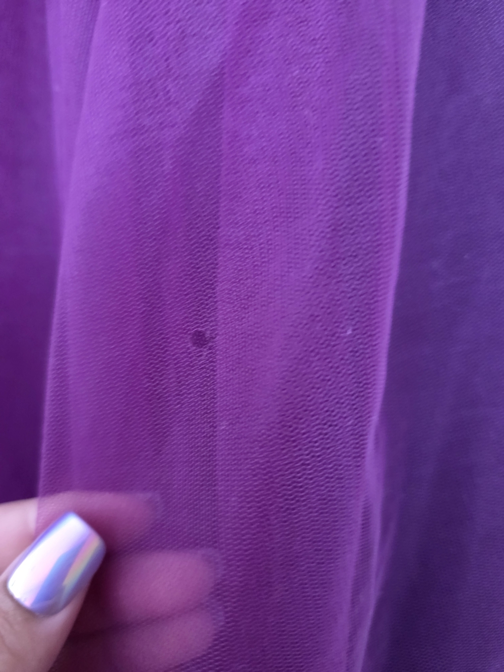Azazie Purple Tulle Strapless Dress S 4-6 Formal Wedding - Picture 8 of 14